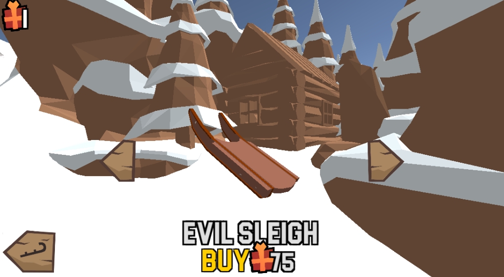 Agile Sleigh in Snow Rider 3D